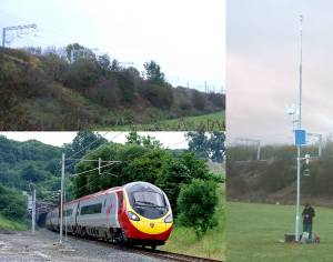 Monitoring wind loading on railways