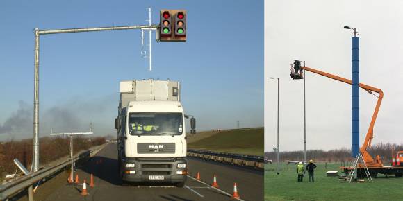 Wind induced fatigue on lighting columns, Vehicle buffeting of traffic signals